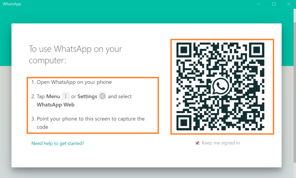 QR for WhatsApp Desktop